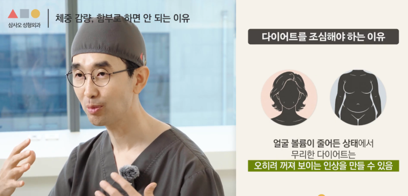 다이어트와 리프팅 중 어떤 것을 먼저해야 할까? 삼사오성형외과 알려드립니다 사진 9