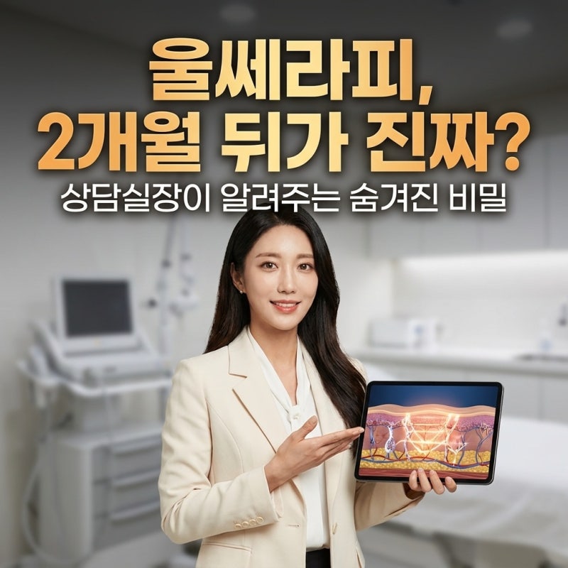 홍대 울쎄라피 프라임, 턱선 볼살 고민인데 '보면서' 하는 리프팅이 왜 다를까요?