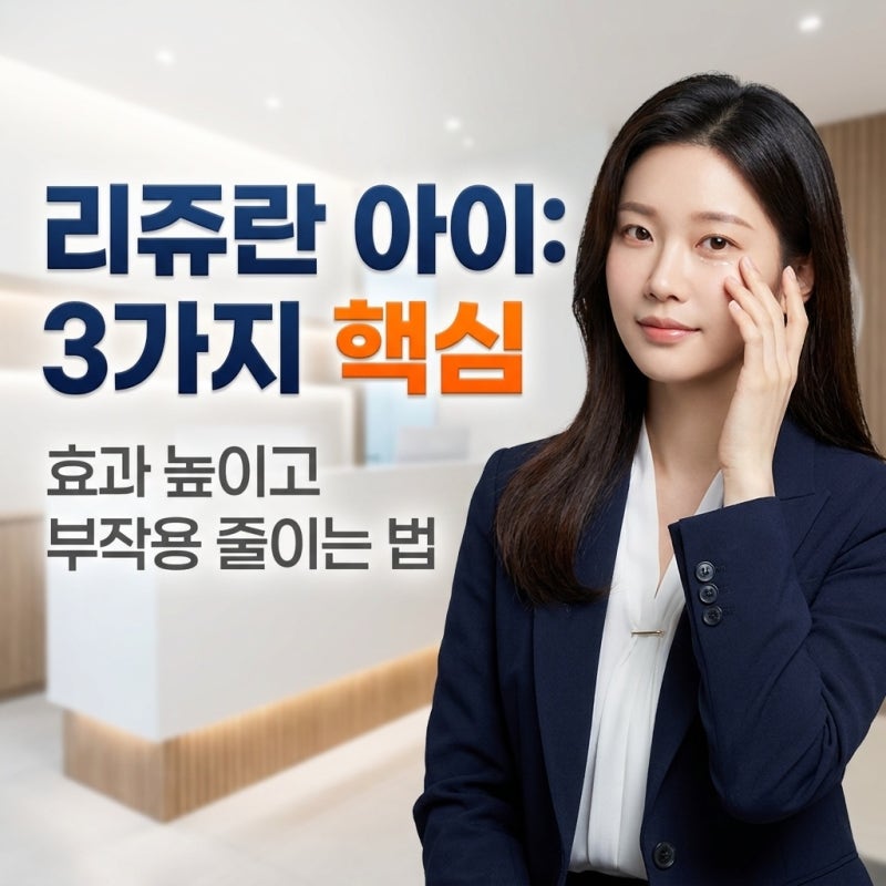 눈가 잔주름 다크서클 고민? 리쥬란 아이 효과와 통증 직접 상담해보고 느낀 솔직한 가이드