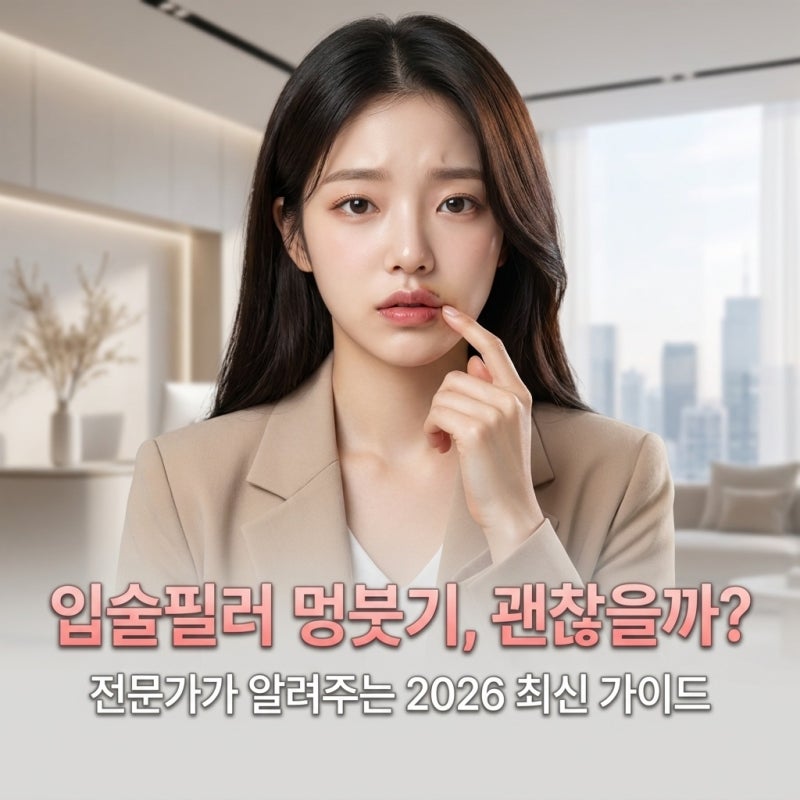 입술 필러 멍 붓기 쏙 빼는 2026년 관리 꿀팁, 이거 모르면 진짜 손해인 이유