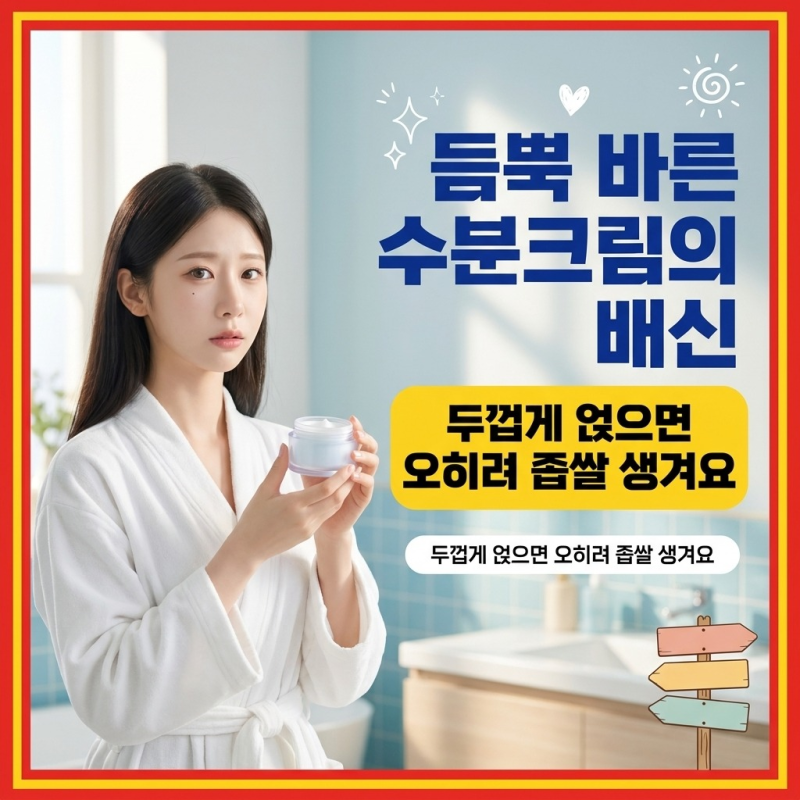 수분크림 부작용 걱정된다면? 팩처럼 듬뿍 얹기 vs 얇게 여러 번 레이어링