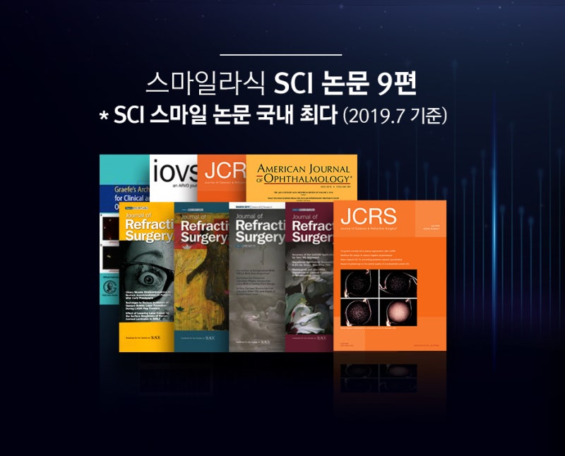 아이리움안과 스마일수술은 ‘로우에너지 스마일’입니다.