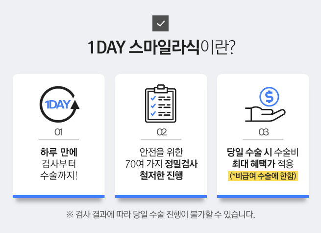 아이리움안과 스마일라식수술당일 8월이벤트♥