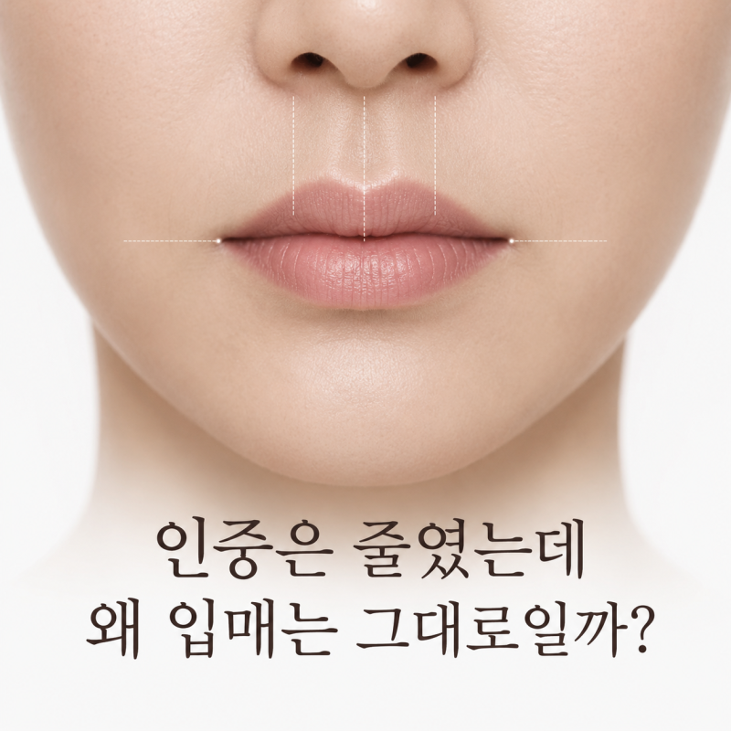 외측인중과 입꼬리를 같이 봐야 하는 이유 | 골든디아망성형외과