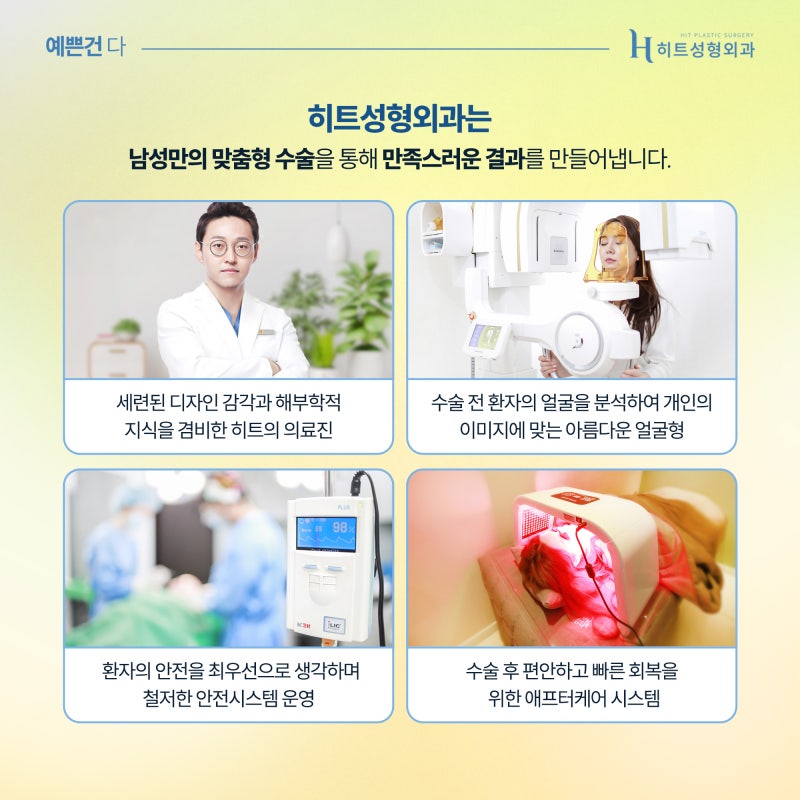 [히트성형외과] 남자들의 이중턱 고민, 히트 얼굴지방흡입으로 더 세련되게 사진 6