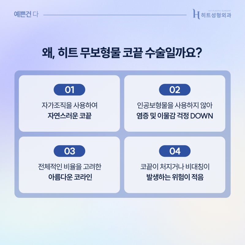 [히트성형외과] 자가조직만으로 세련되게! 무보형물 코끝 수술 사진 6