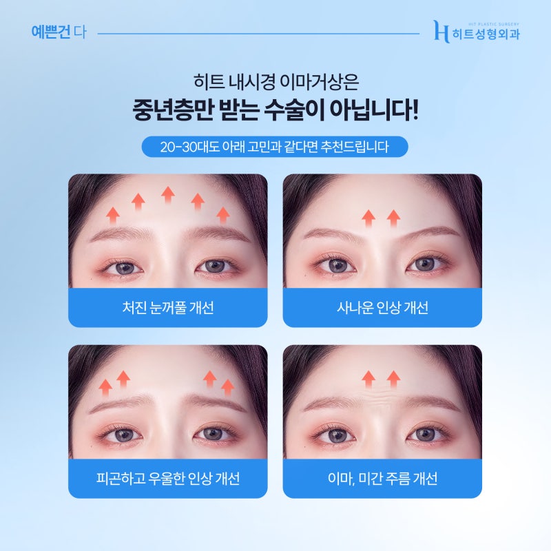 [히트성형외과] 이마 주름과 처짐, 한 번에 해결하고 싶다면? 사진 4