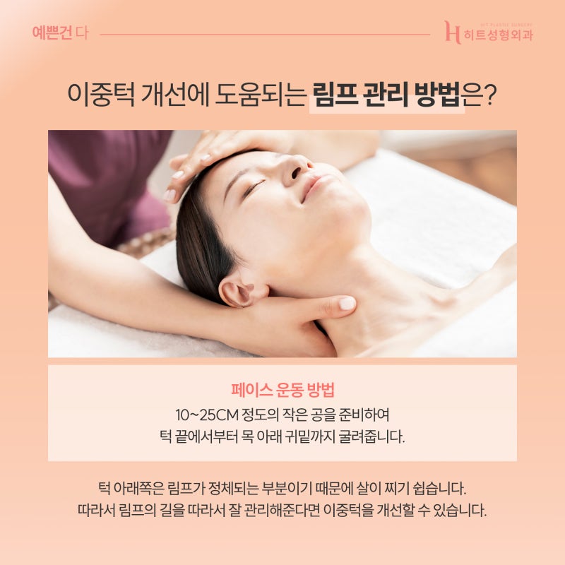 [히트성형외과] 이중턱이 생기는 이유와 습관! 사진 4