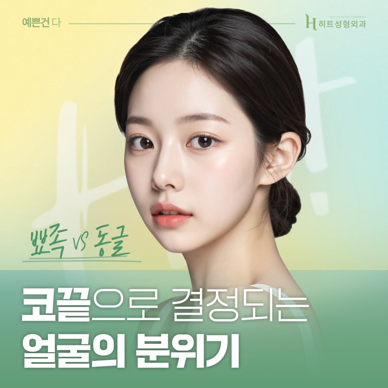 [히트성형외과] 코끝 모양으로 얼굴의 분위기가 결정된다?