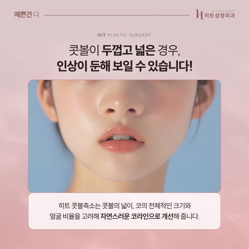 [히트성형외과] 콧볼축소의 모든 것! 궁금하다면?