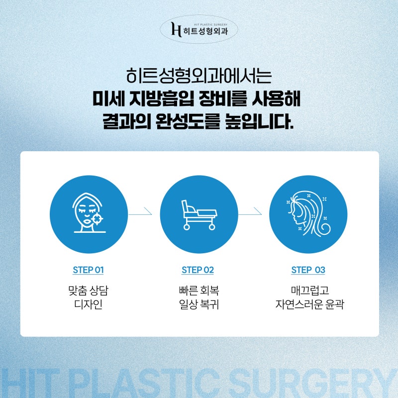 [히트성형외과] 얼굴지방흡입으로 턱선을 매끄럽게 정리하는 방법! 사진 6