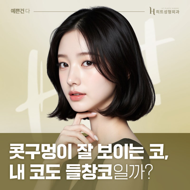[히트성형외과] 콧구멍이 잘 보이는 코, 내 코도 들창코일까?