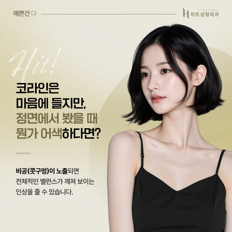 [히트성형외과] 콧구멍이 잘 보이는 코, 내 코도 들창코일까?