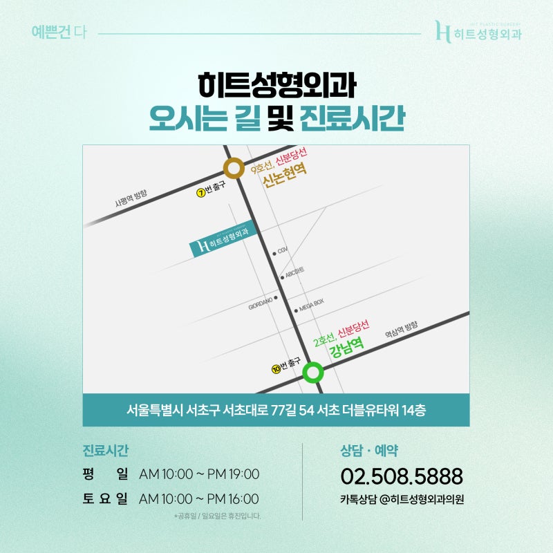 [히트성형외과] 나에게 맞는 코 보형물 높이 정하는 방법은? 사진 7