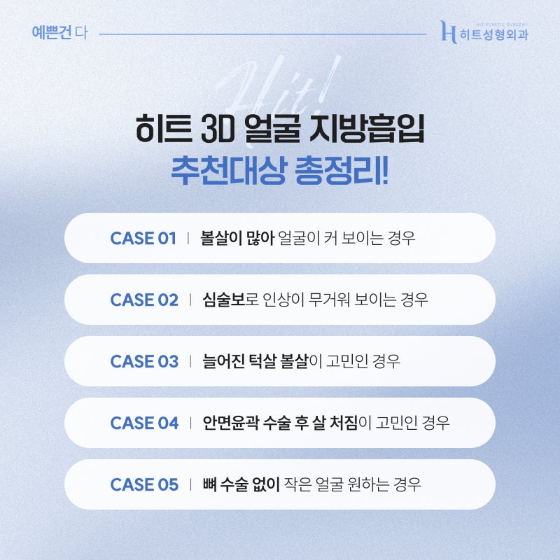 [히트성형외과] 이중턱얼지흡, 얼굴 라인의 새로운 기준! 사진 5