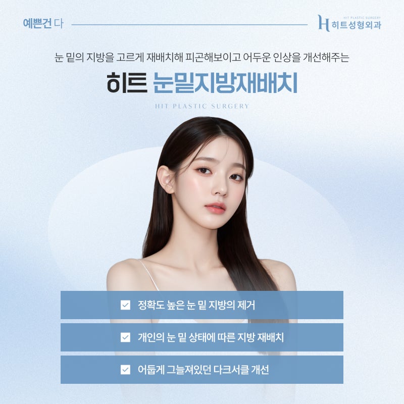 [히트성형외과] 눈밑지방재배치, 언제부터 자연스러워질까요? 사진 3