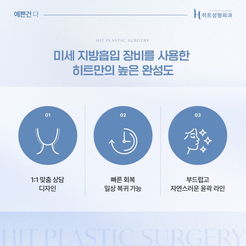 [히트성형외과] 얼굴지방흡입 후 피부 처짐, 생길 수도 있을까요? 사진 6