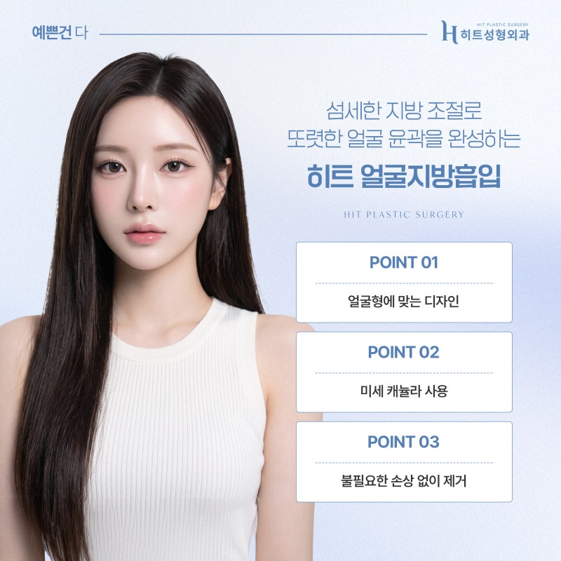 [히트성형외과] 얼굴지방흡입 후 피부 처짐, 생길 수도 있을까요? 사진 3
