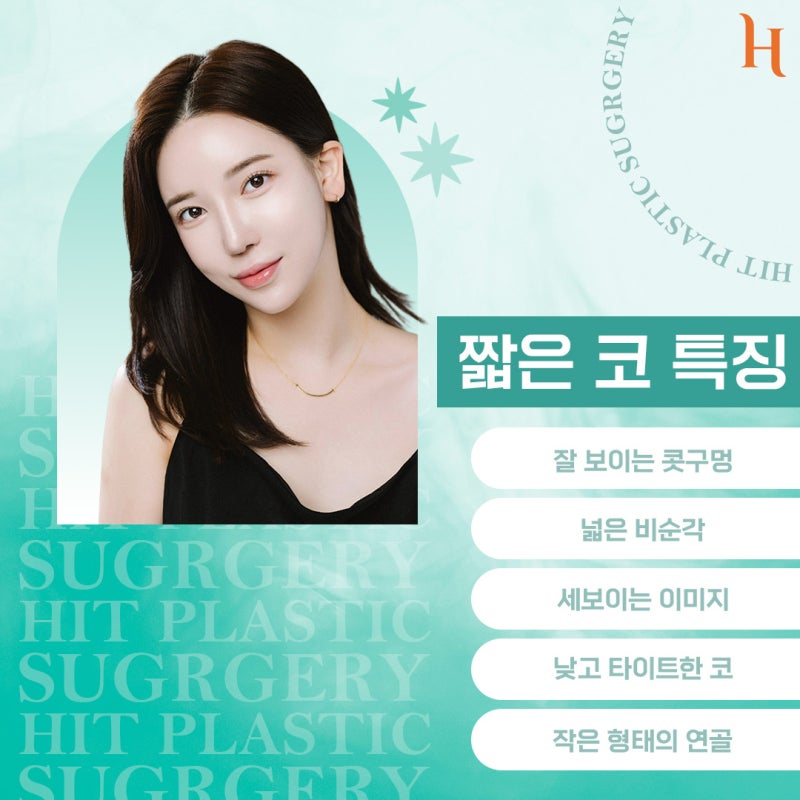 짧은코의 모든 것! [히트성형외과 짧은 코 자가진단, 특징, 수술법, 주의사항]