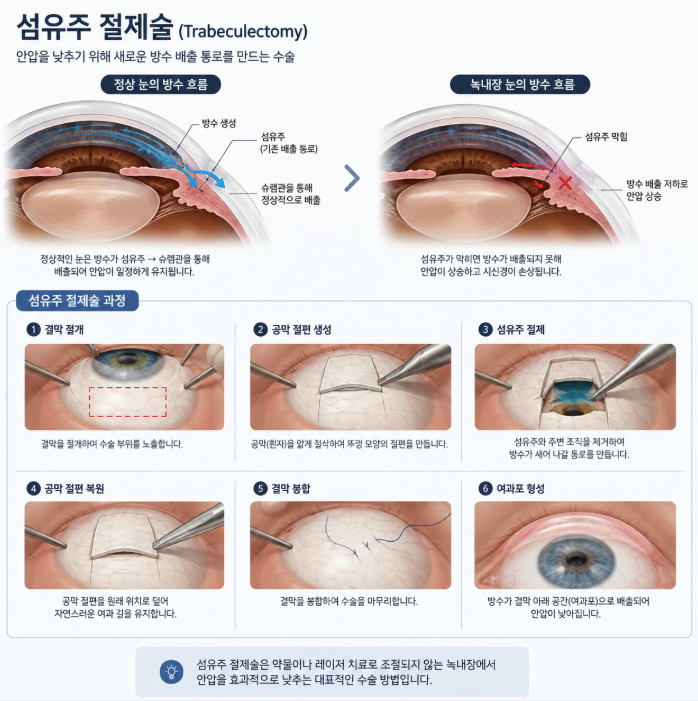 [강남역 녹내장] 소리 없는 시력 도둑, 의학적 가이드라인에 따른 녹내장 치료 방법 총정리 (약물/레이저/수술) 사진 4