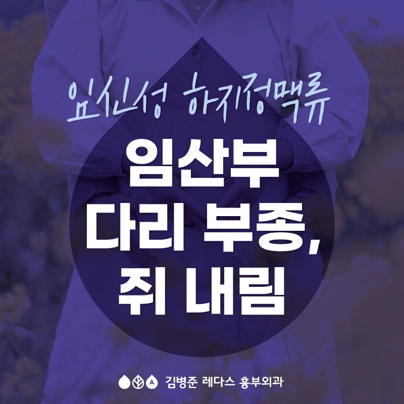 부산 : 임산부 다리 부종 & 쥐 내림