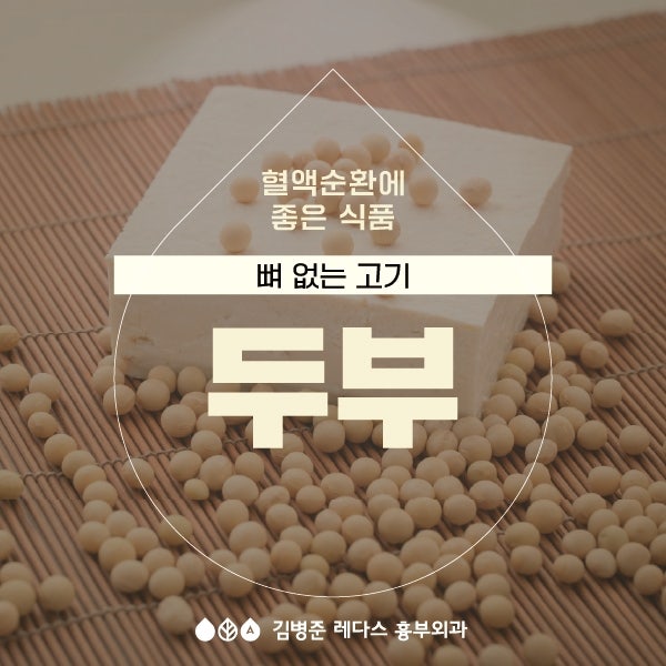 [정맥순환] 혈액순환에 좋은 음식 : 두부 효능 & 간장두부조림 레피시
