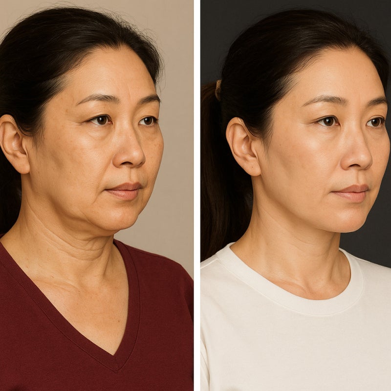 Ulasan Bedah Facelift Usia 60-an: Cara Memperbaiki Kerutan Nasolabial, Jowls, dan Dagu Berlipat