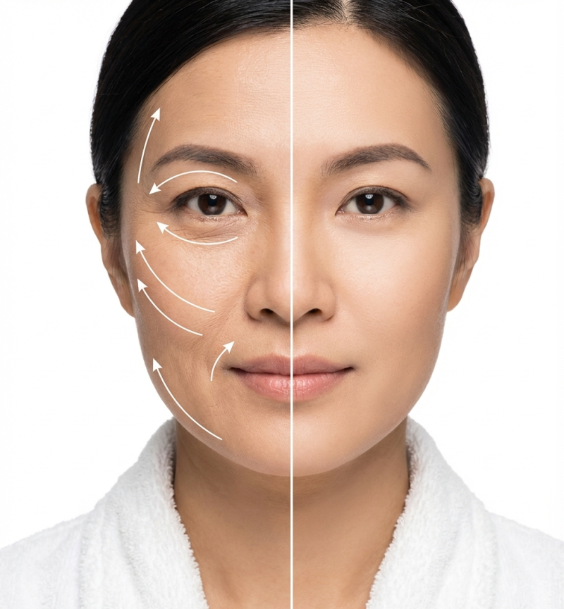 Curious about the effects of a facelift? Here's a summary of post-surgery changes and potential side effects. 사진 2