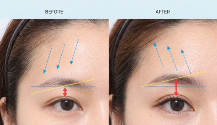 When is a Sub-Brow Lift Needed? The Difference Between Eyebrow Ptosis and Eyelid Ptosis, Explained by the Director