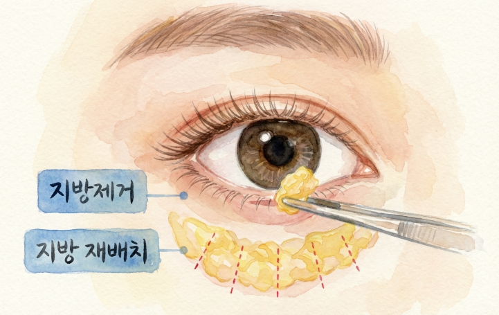 How Painful is Under-Eye Fat Repositioning? Post-Surgery Pain Duration and Review Standards 사진 3