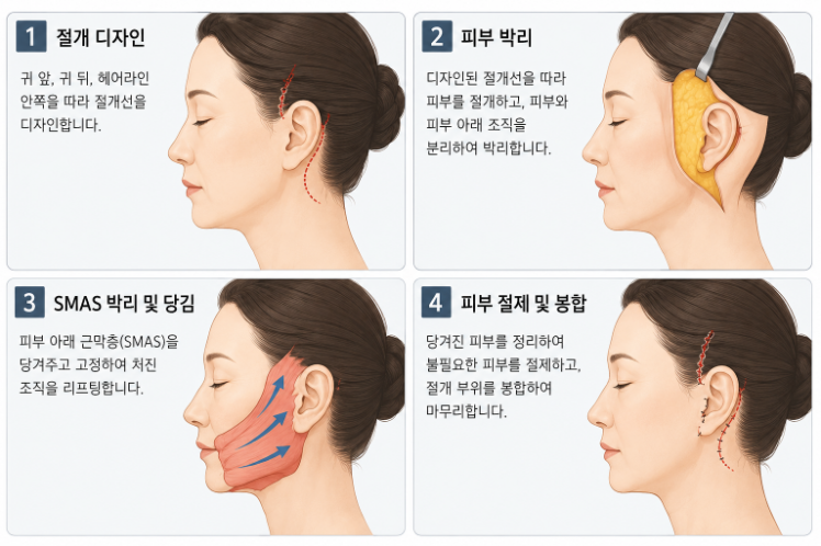 Gangnam Facelift Specialist: Explaining SMAS Layer Dissection and Lifting Range 사진 3