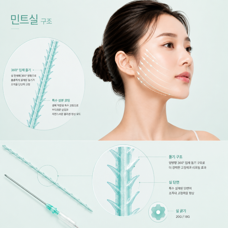 Durasi Efek Mint Thread Lift dan Perbandingan Jenis Thread Lift, Penjelasan Perbandingan Efek 사진 4