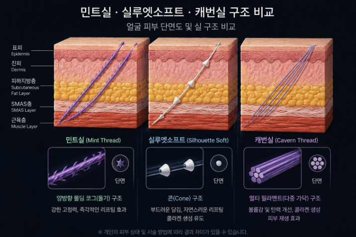 Benang Mint vs Silhouette Soft vs Benang Cavern, Apa Perbedaan Efek Liftingnya? 사진 3