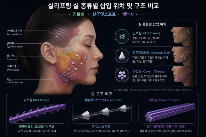 Benang Mint vs Silhouette Soft vs Benang Cavern, Apa Perbedaan Efek Liftingnya? 사진 4