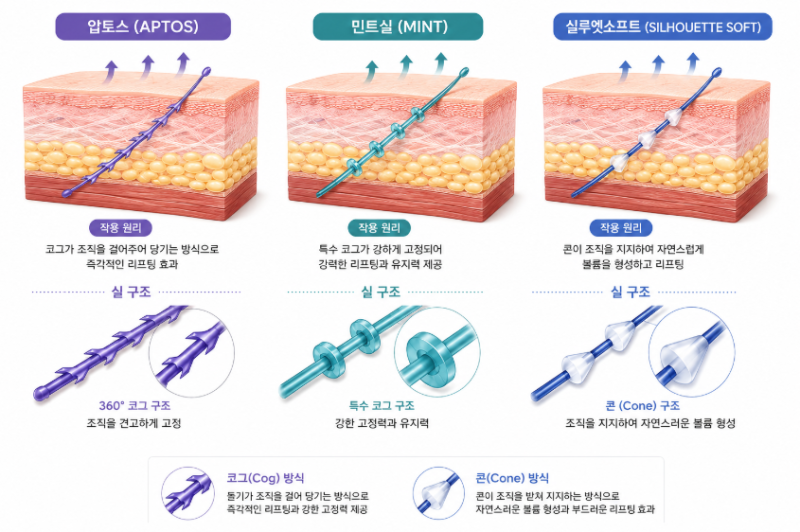 Perbandingan Aptos, Mint Thread, Silhouette Soft, Apa Kriteria Pemilihan Thread Lifting? 사진 6