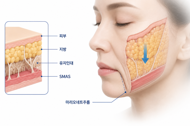 Gangnam Plastic Surgery: Marionette Line Improvement Must Consider Cheek Sagging First 사진 4