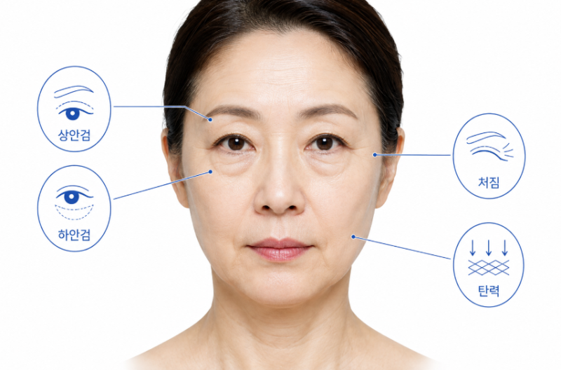 Considering Middle-Aged Eye Surgery? The Difference Between Upper Blepharoplasty, Lower Blepharoplasty, and Facelift