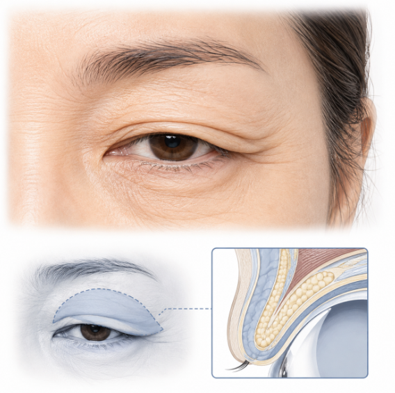 Considering Middle-Aged Eye Surgery? The Difference Between Upper Blepharoplasty, Lower Blepharoplasty, and Facelift 사진