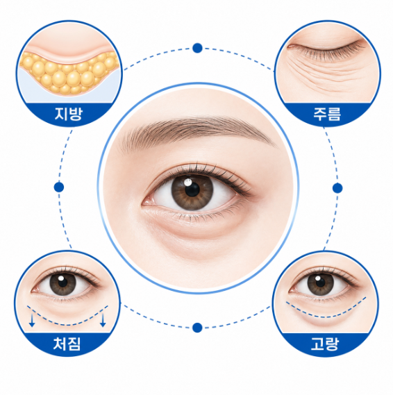 Considering Middle-Aged Eye Surgery? The Difference Between Upper Blepharoplasty, Lower Blepharoplasty, and Facelift 사진