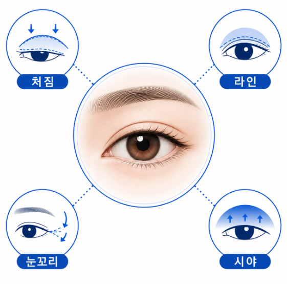 Considering Middle-Aged Eye Surgery? The Difference Between Upper Blepharoplasty, Lower Blepharoplasty, and Facelift 사진