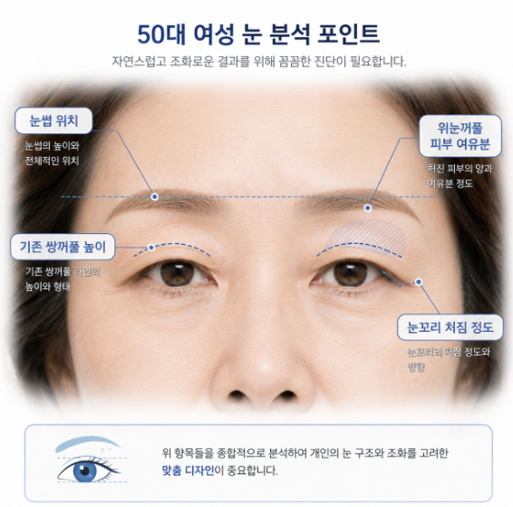 What's the Difference Between Upper Blepharoplasty and Double Eyelid Surgery for People in Their 50s? 사진 10