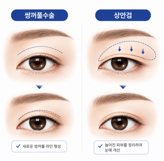What's the Difference Between Upper Blepharoplasty and Double Eyelid Surgery for People in Their 50s? 사진 5