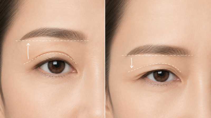 Middle-Aged Upper Blepharoplasty: Where Did the Change in Eyelid Shape Begin?
