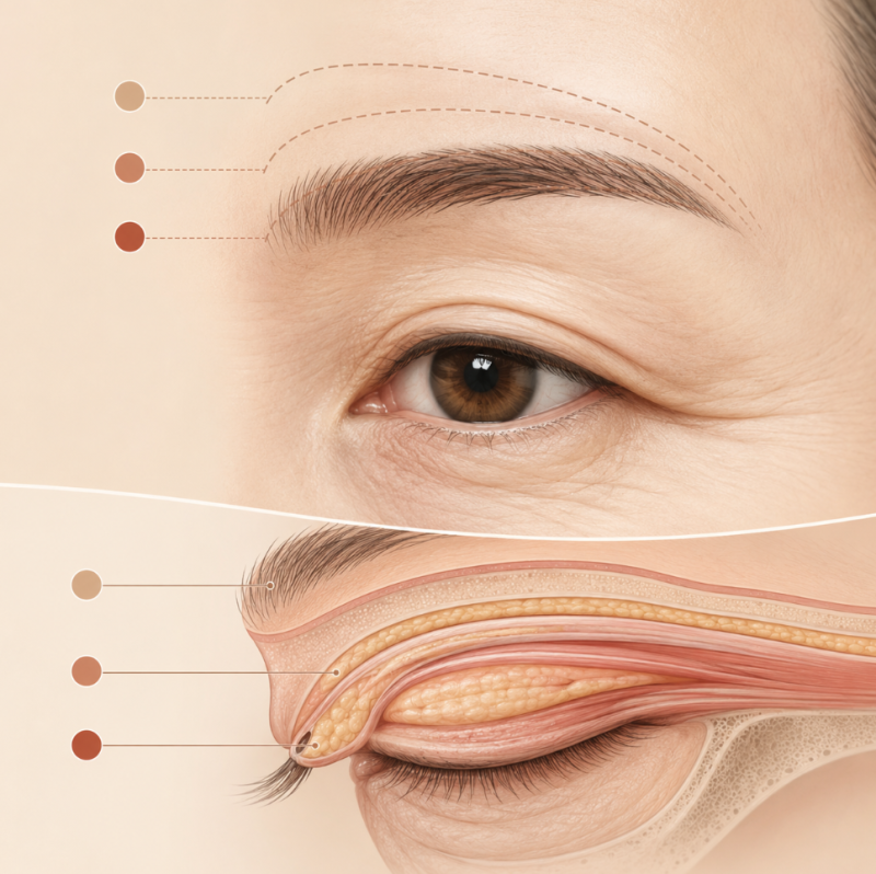 Middle-Aged Upper Blepharoplasty: Where Did the Change in Eyelid Shape Begin? 사진 3