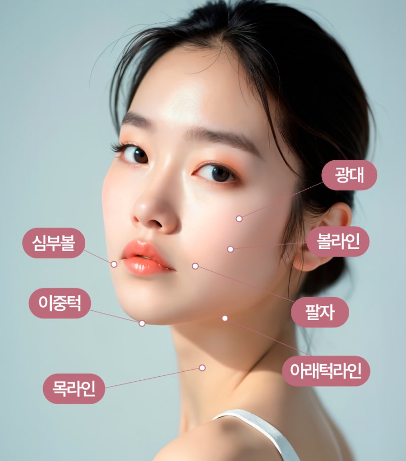 이중턱 지방흡입 50cc 실제사례, 전후 비교 사진 11