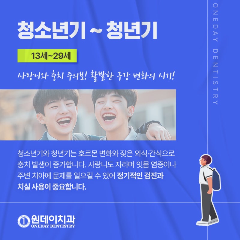 [원데이 치과]나이별 맞춤 치아 관리 가이드 사진 3