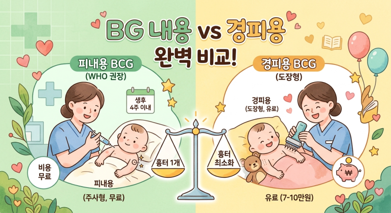 So sánh chi tiết tiêm phòng BCG: Tiêm trong da và tiêm qua da (Chi phí, sẹo, tác dụng phụ)