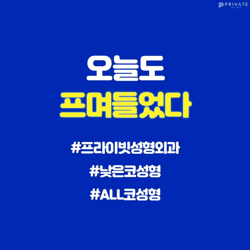 낮은코수술믿을수있는곳 프라이빗성형외과 #이준우원장님#이진화원장님 사진 5