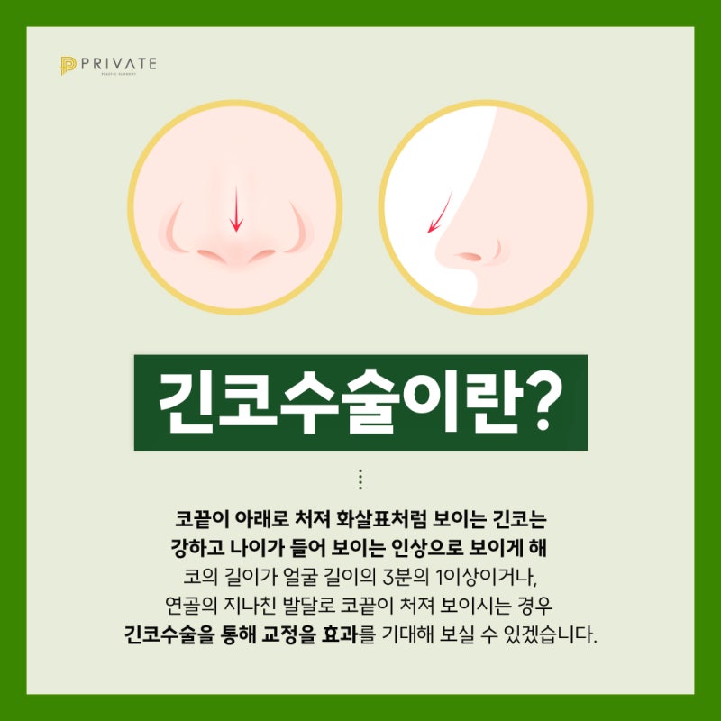 긴코수술비용 믿을수있는곳 프라이빗성형외과 사진 3