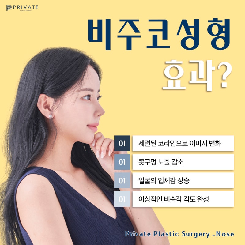 프라이빗성형외과 코성형 비주수술 알아보기 사진 6